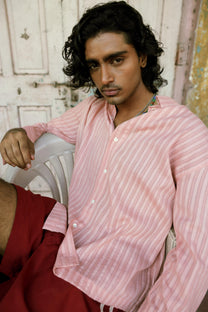 Clay Pink Dobby Shirt