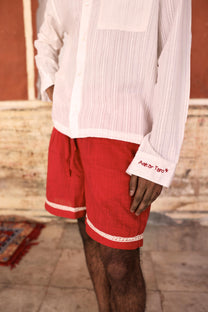 Off White Dobby Shirt