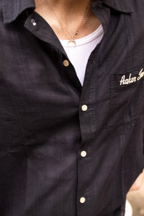 Black Dobby Resort Shirt