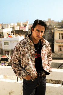 Bagru Jaal Handcrafted Track Jacket