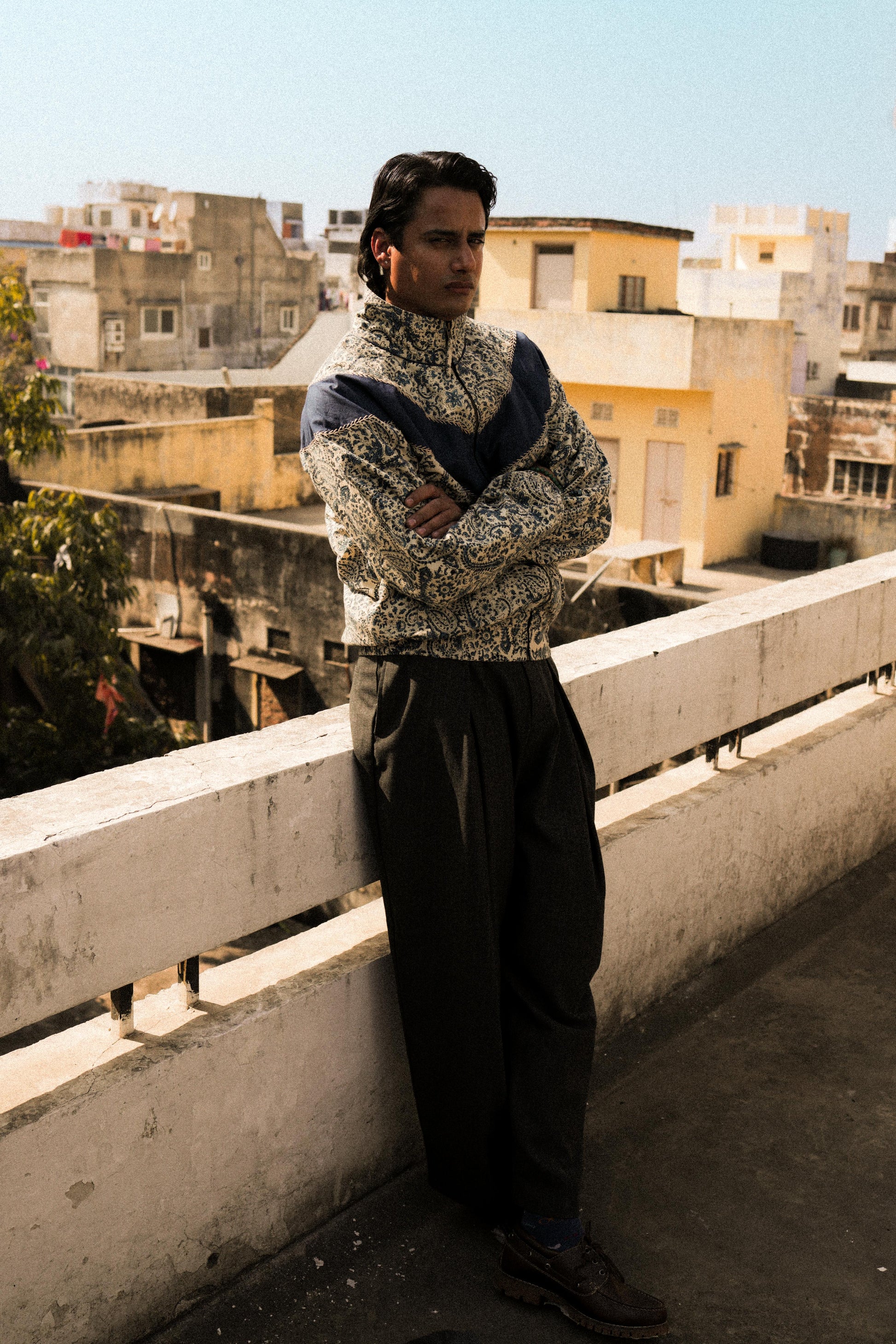 Bagru Panel Handcrafted Track Jacket