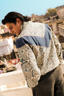 Bagru Panel Handcrafted Track Jacket
