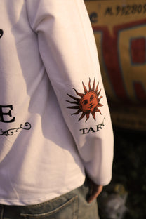 &quot;CULTURE&quot; White Full Sleeve Teeshirt