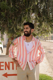 Pink Stripe Summer Shirt
