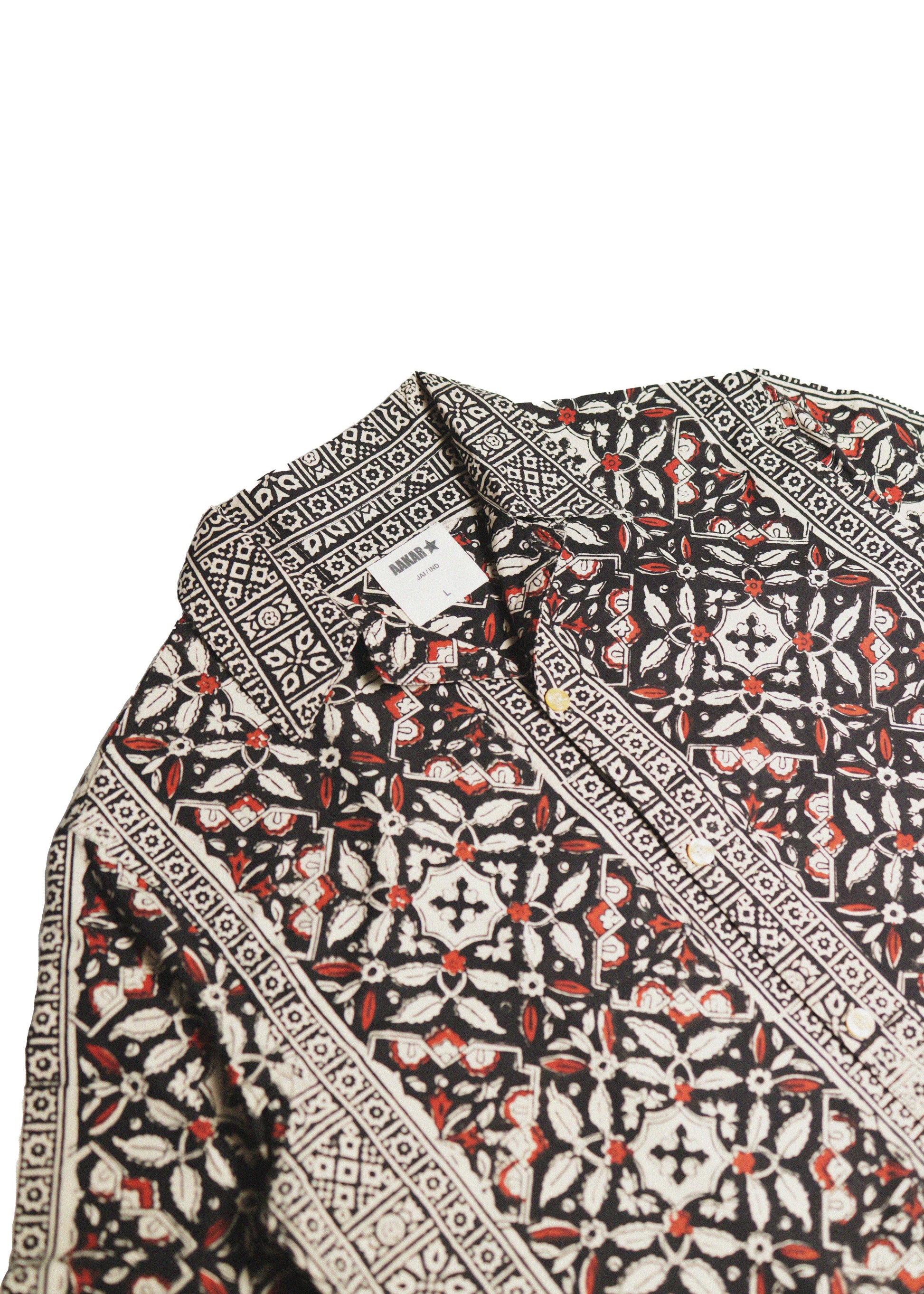 Syahi Begar Block Printed Shacket