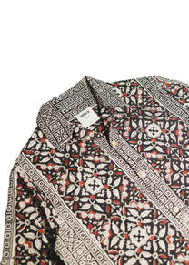 Syahi Begar Block Printed Shacket